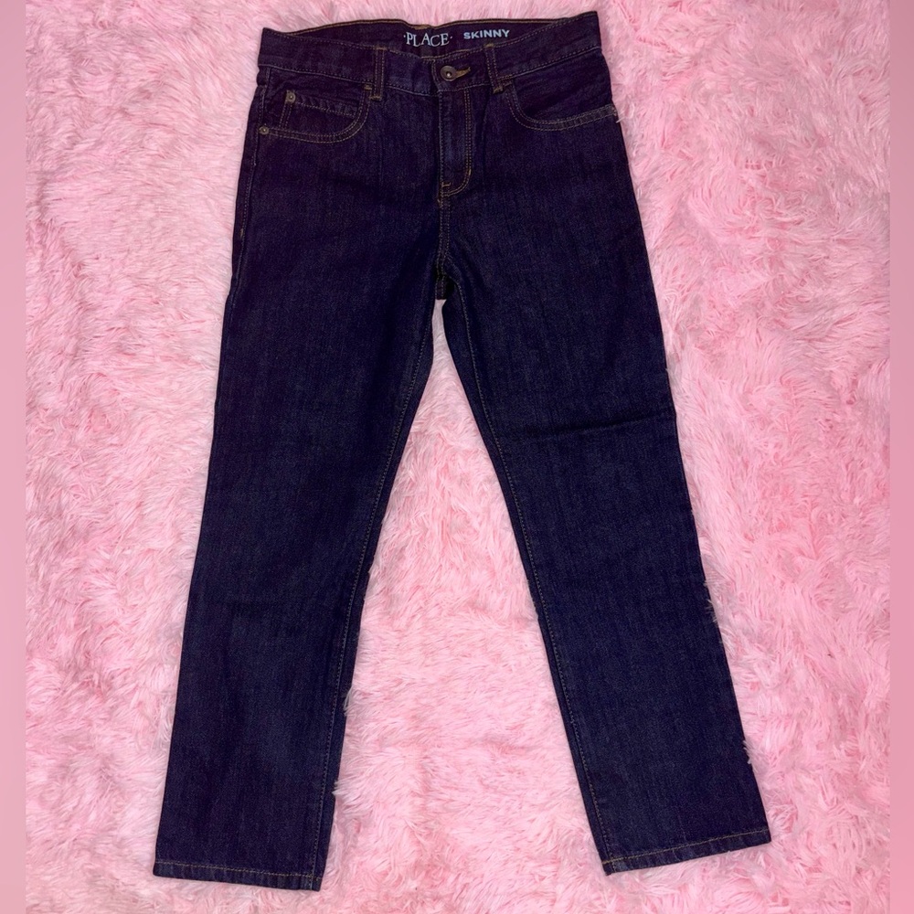Dark Blue Boys Indigo Skinny Jeans - Size 8